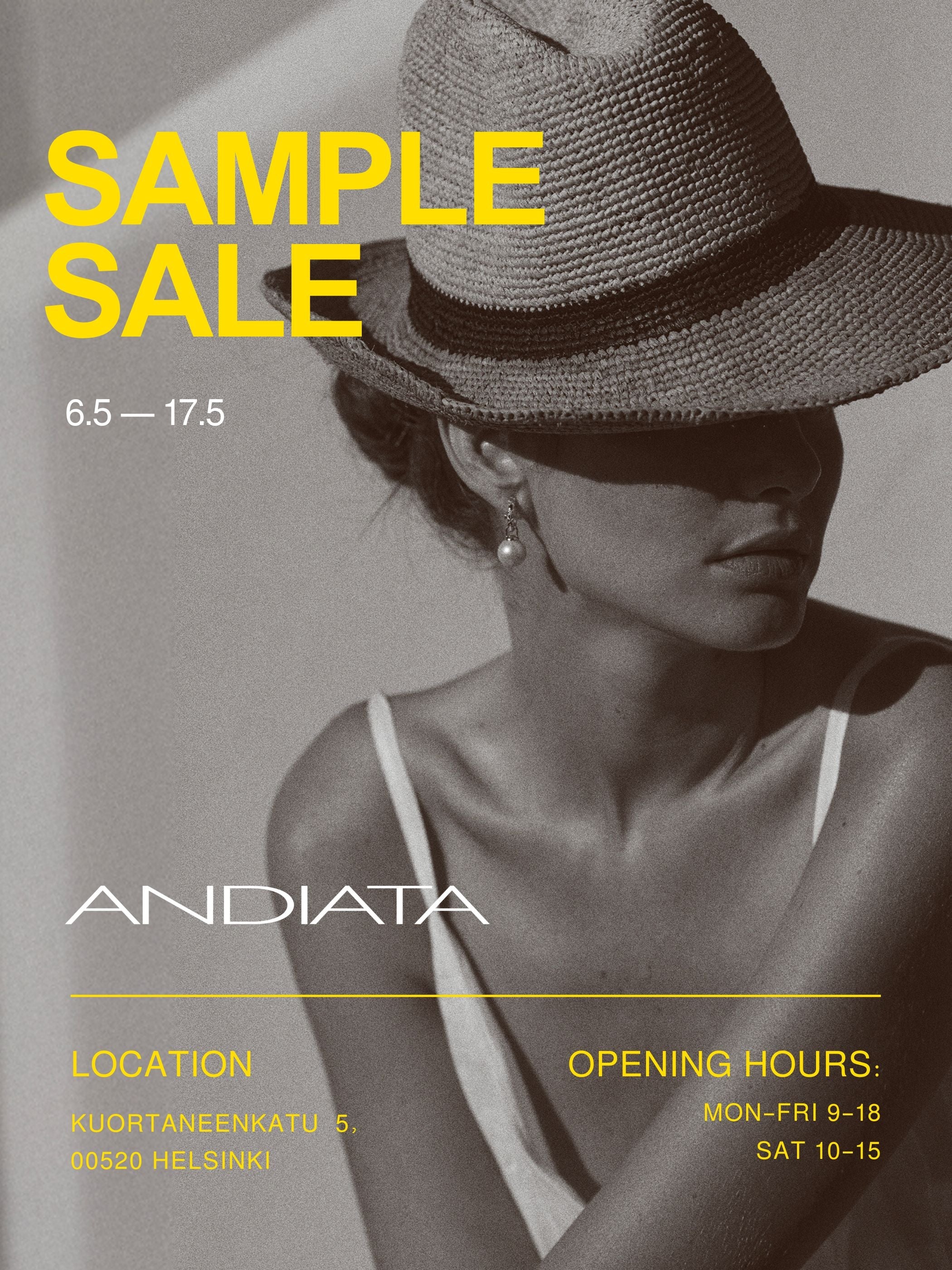 Andiata Sample Sale in Vallila, Helsinki