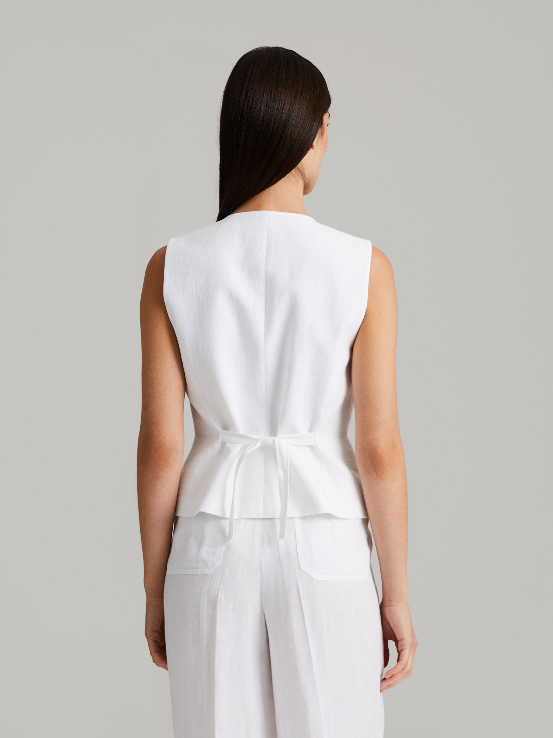 Maria Linen Vest