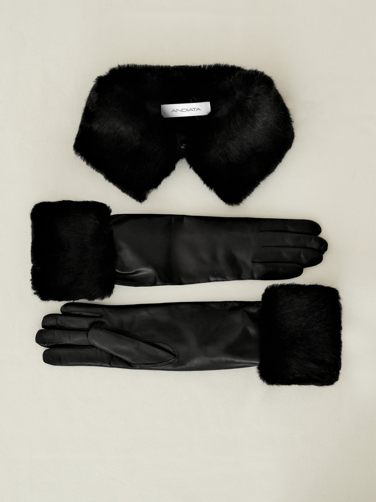 Gianina Faux-Fur Accessory Set