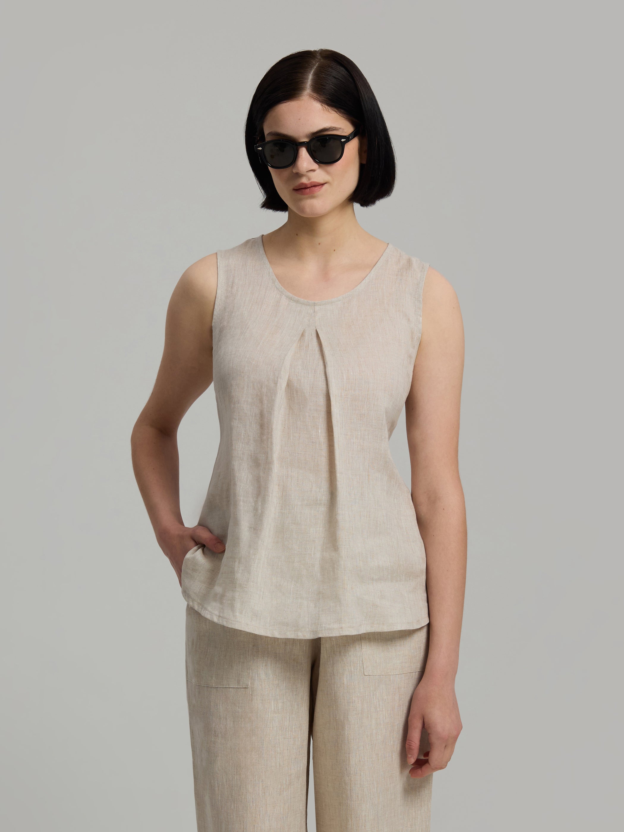 Telma Linen Top