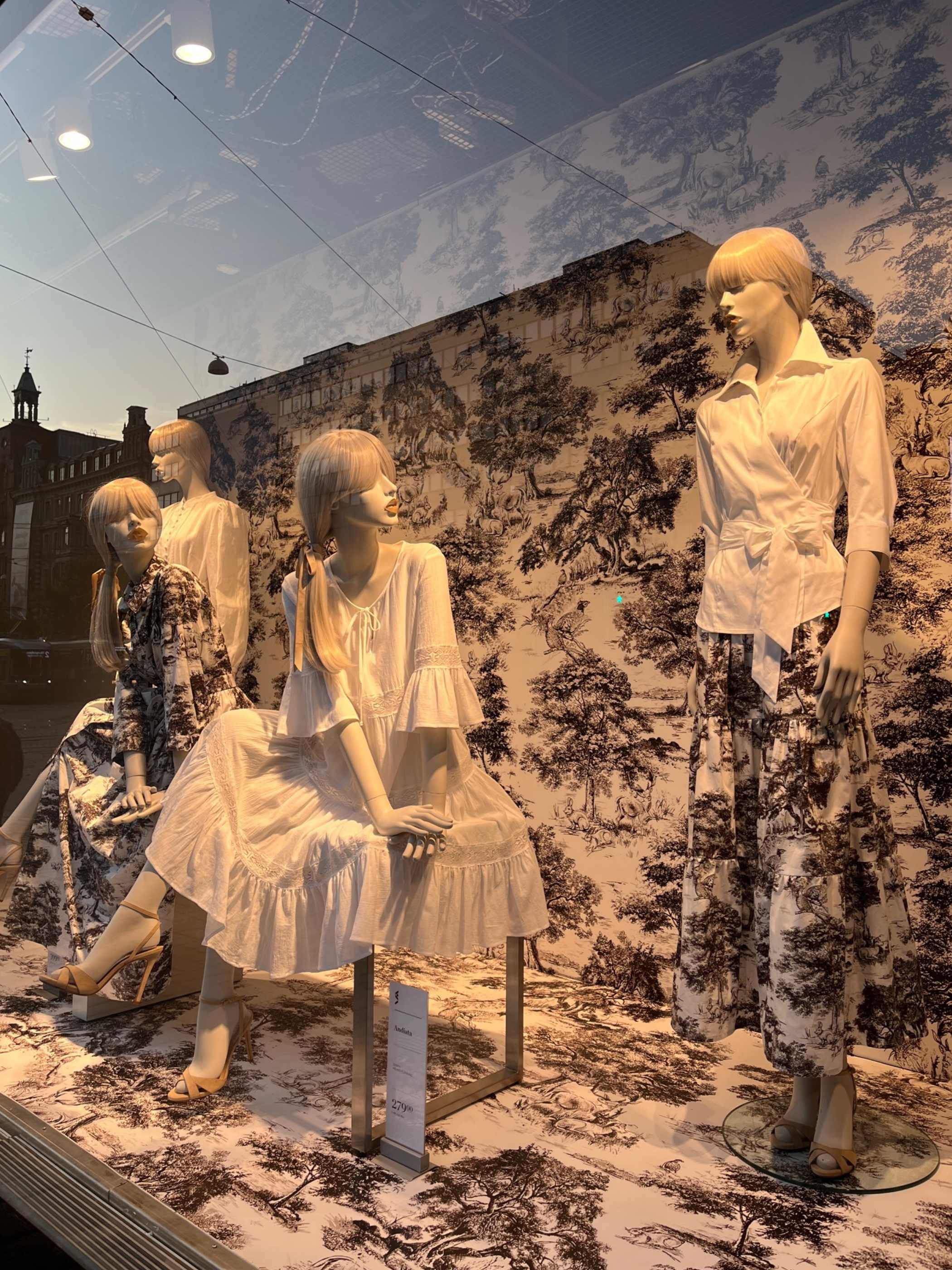 Andiata's SS23 Window Display At Stockmann