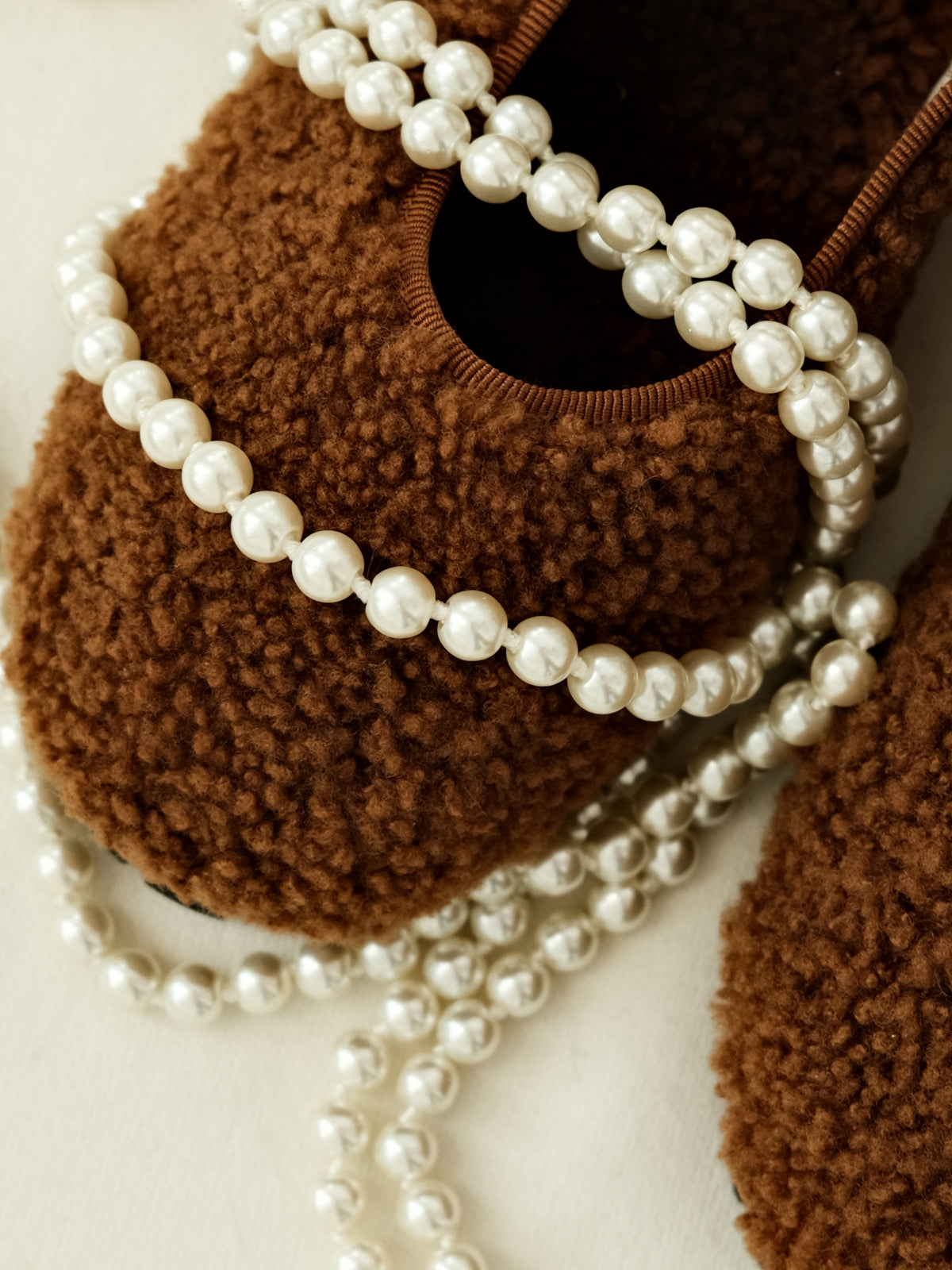 Emerie Shearling Mary Janes