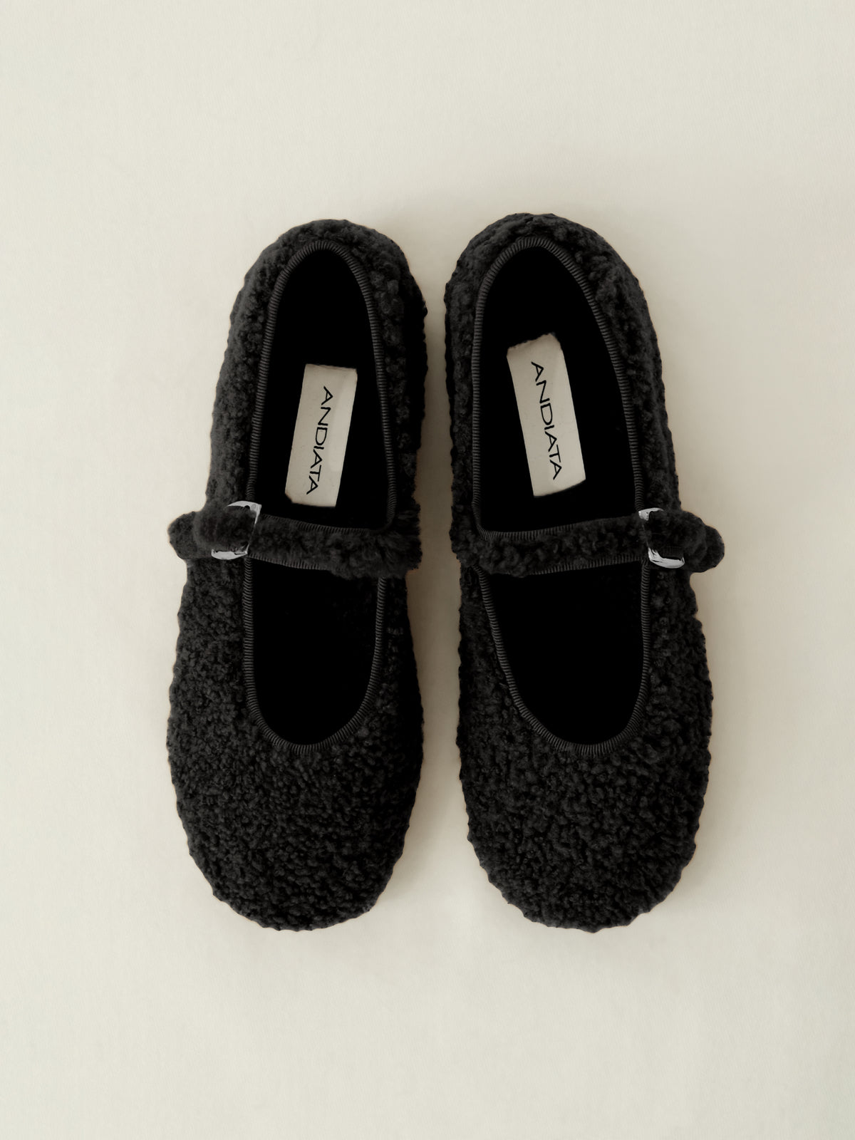 Emerie Shearling Mary Janes