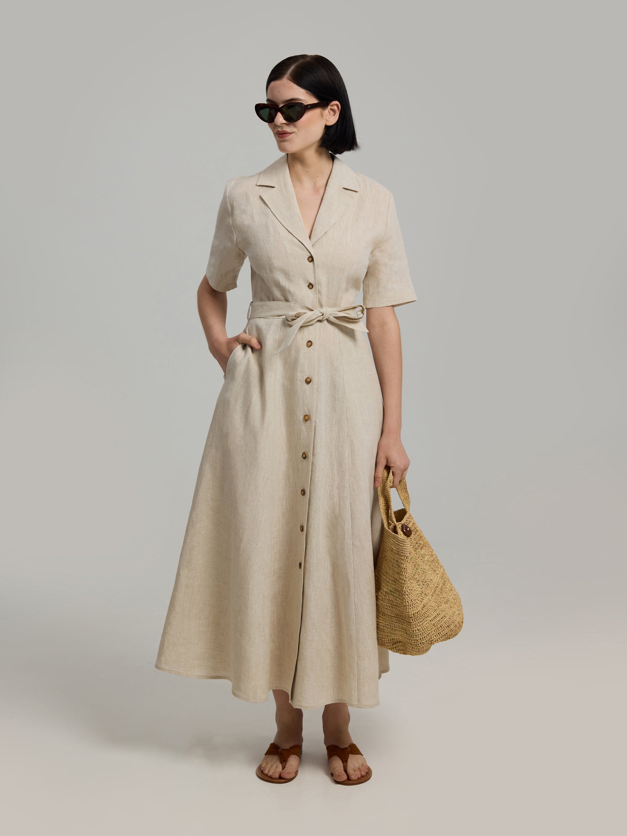 Giorgia Linen Dress