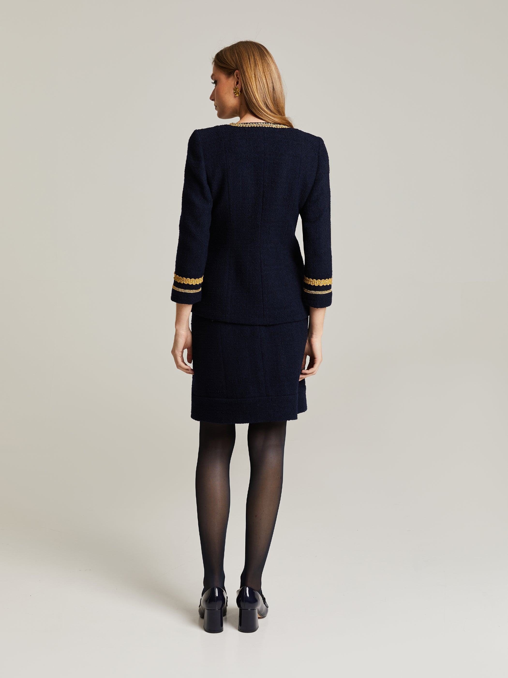 Lila Bouclé Blazer