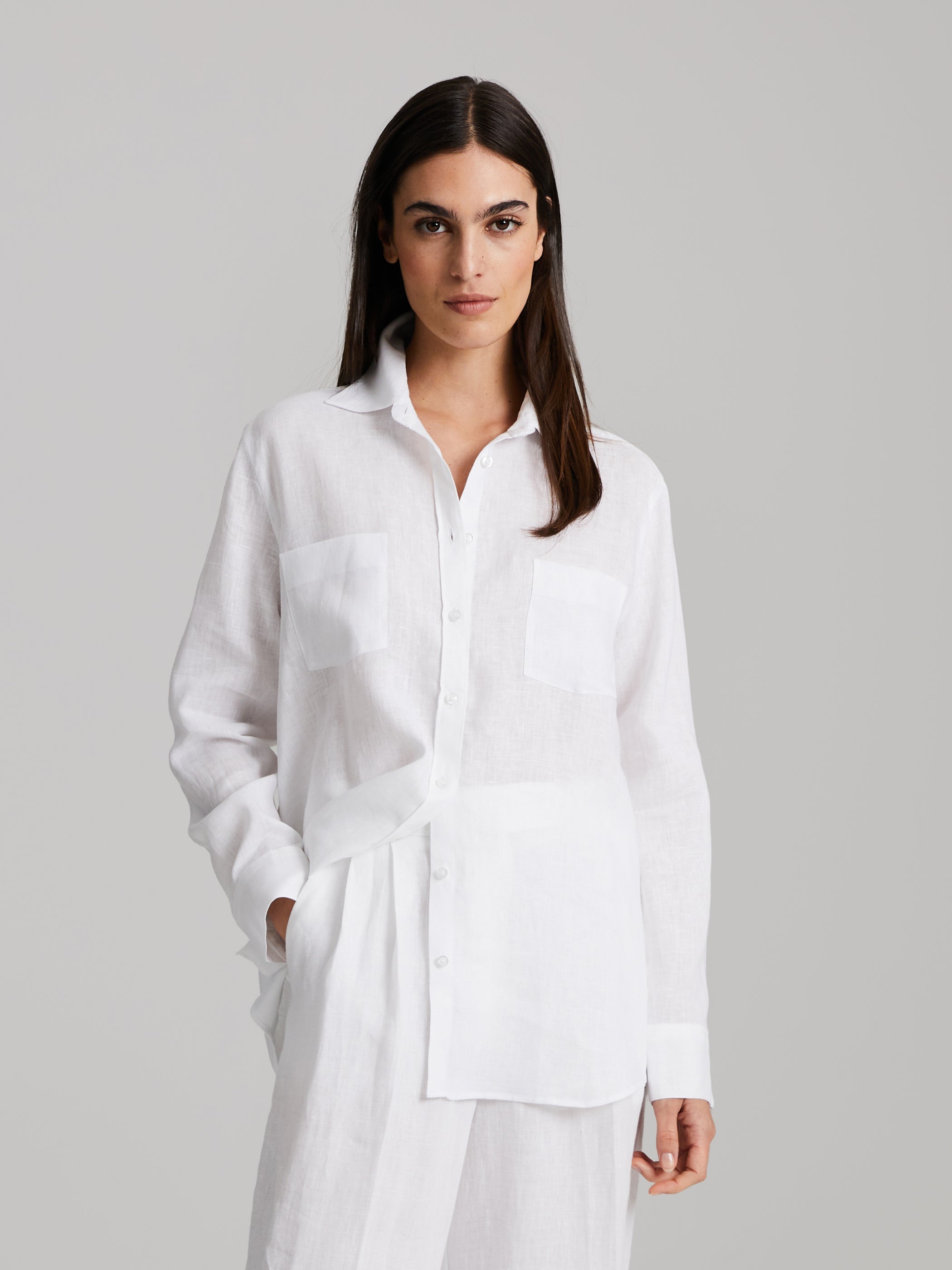 Nicci 2 Linen Shirt