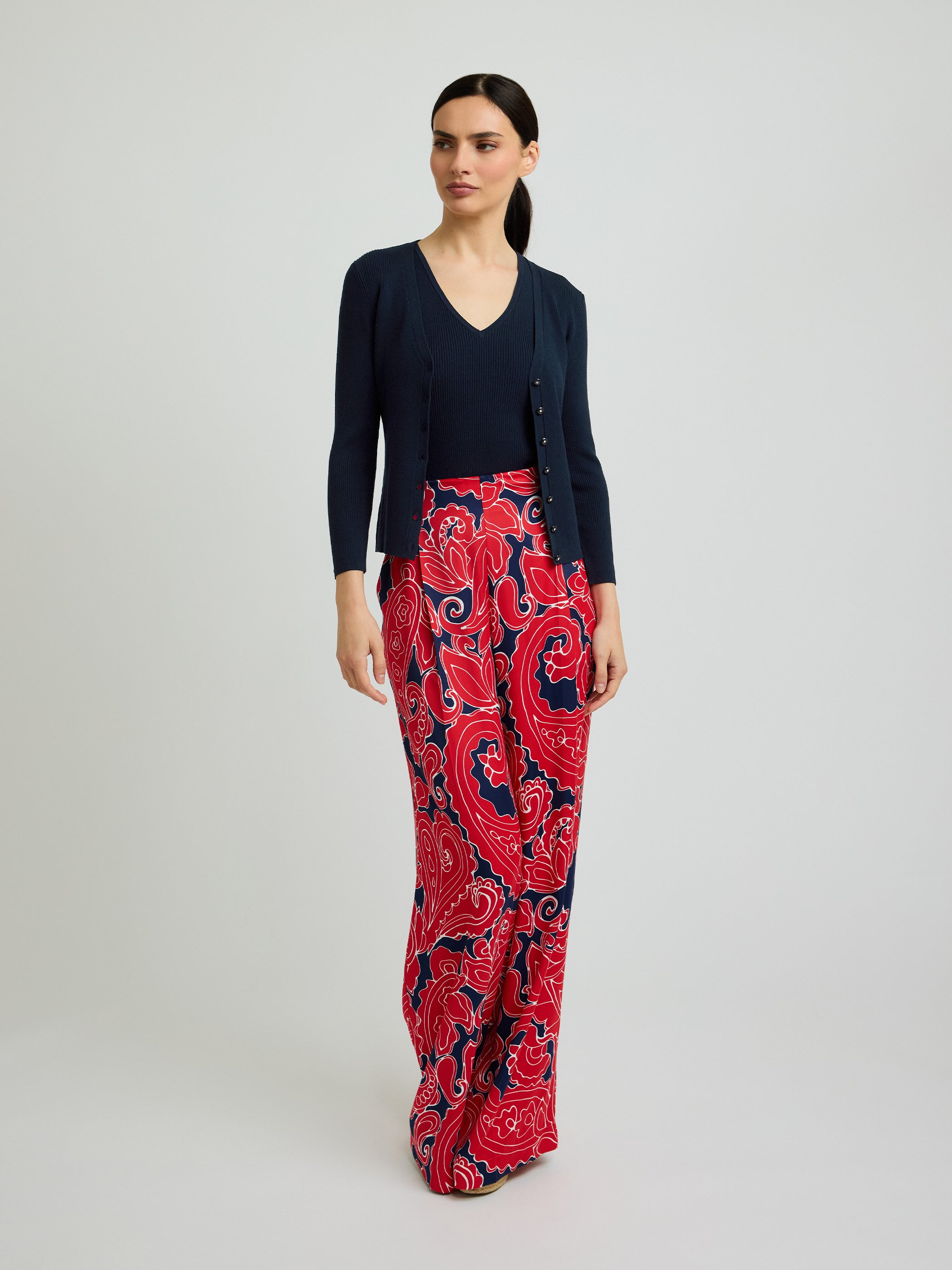 Stacie Rib-Knit Cardigan