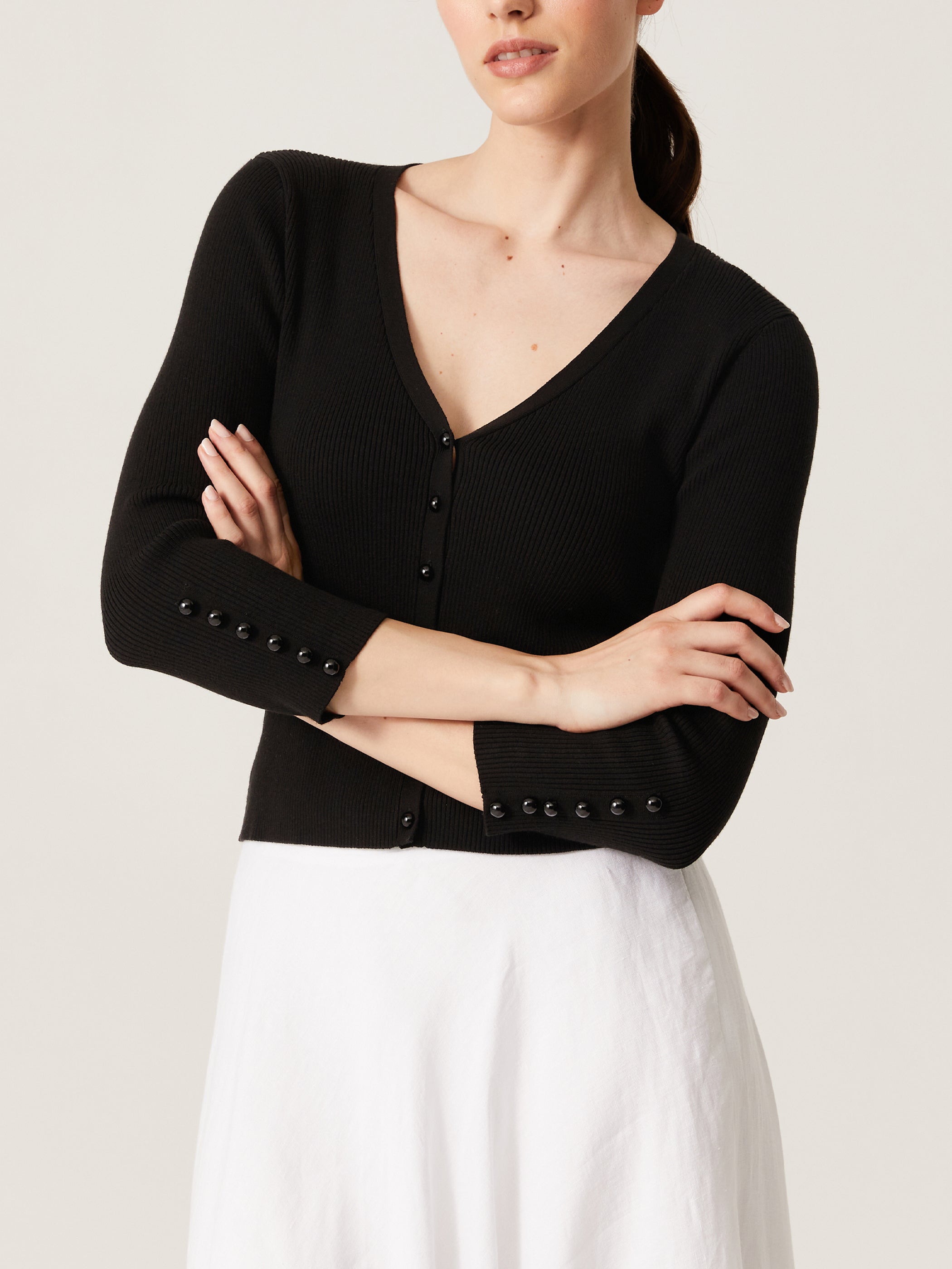 Stacie Rib Knit Cardigan