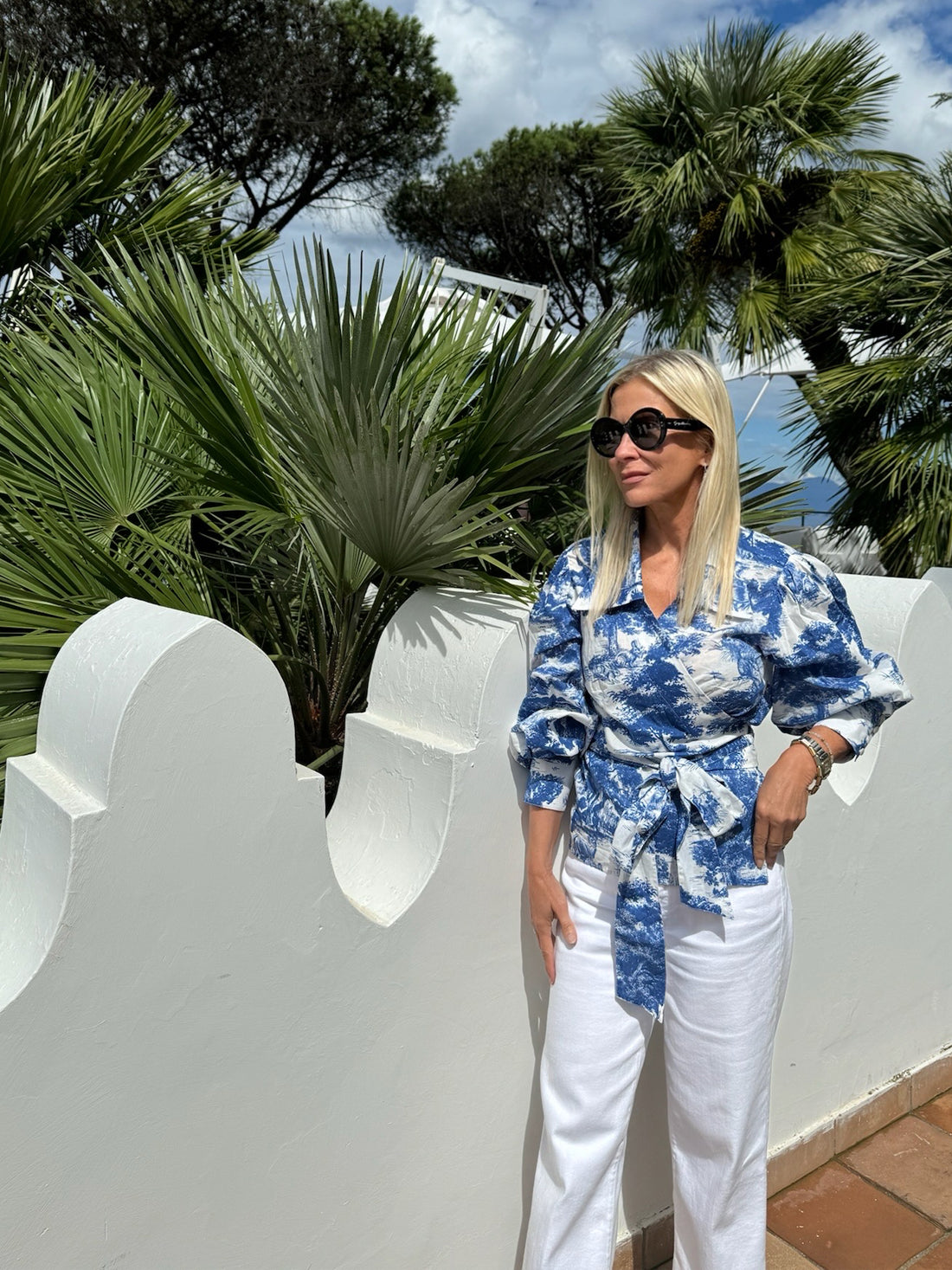 Calypso Wrap Blouse